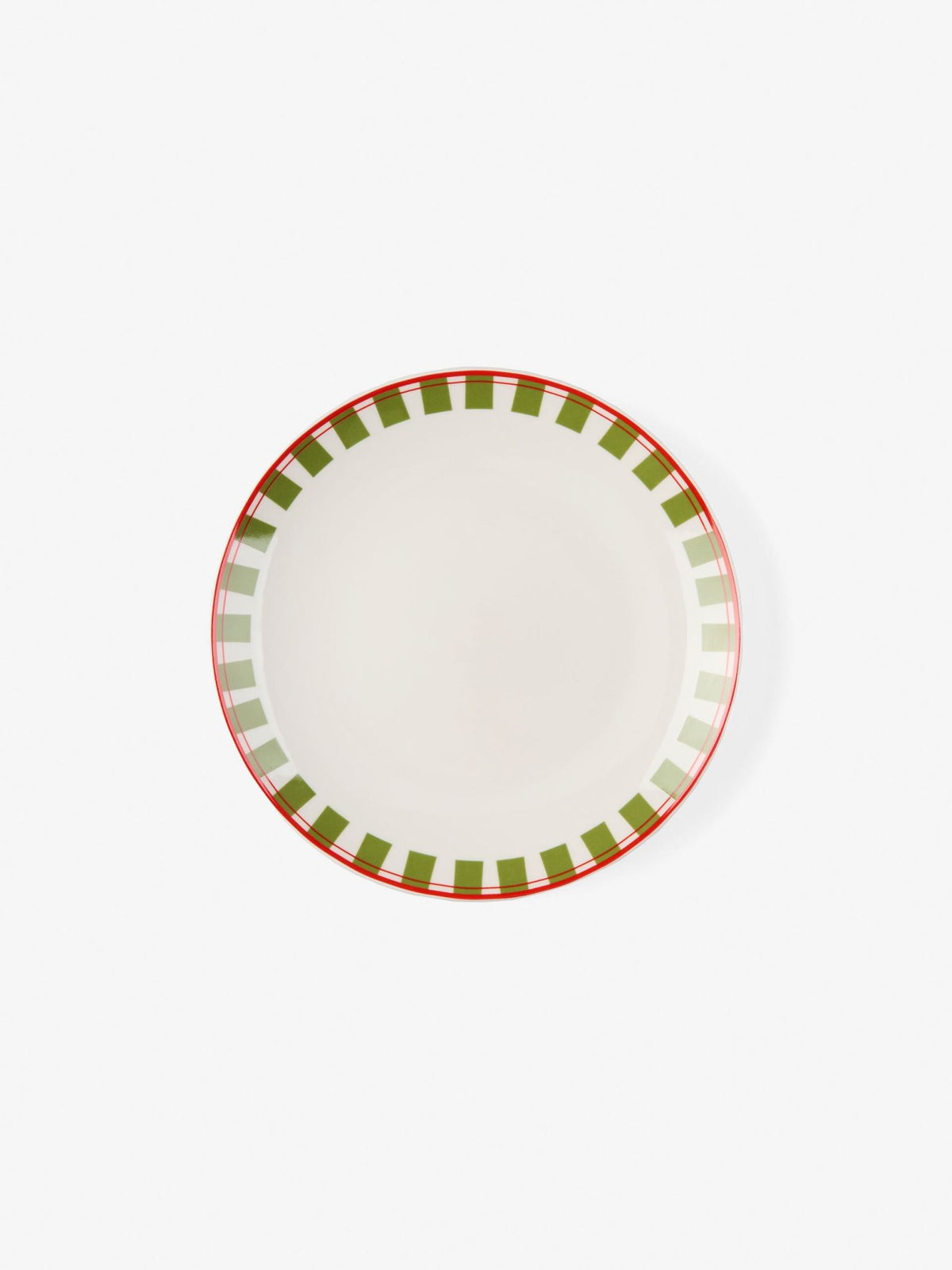 Hottie Winnie Red/Green 12-Piece Dinner Set - Red/Green