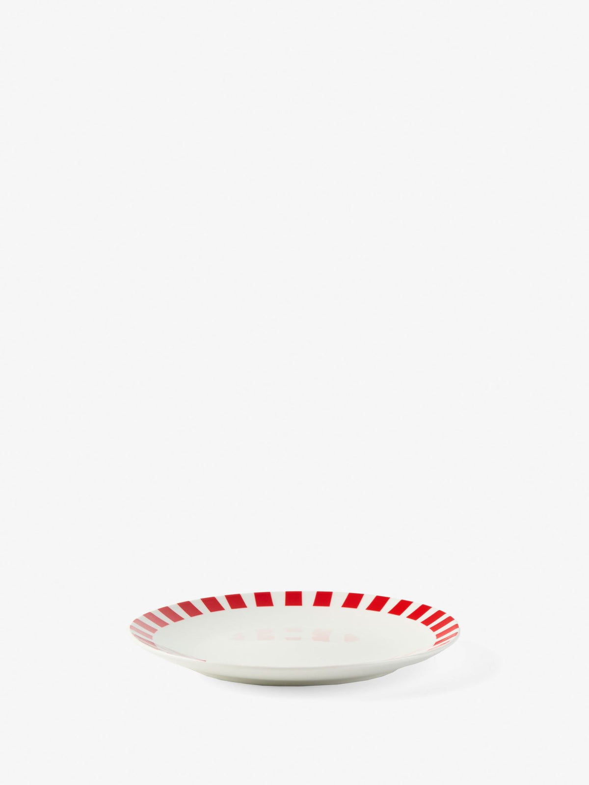 Hottie Winnie Red/White 12-Piece Dinner Set - Red/White