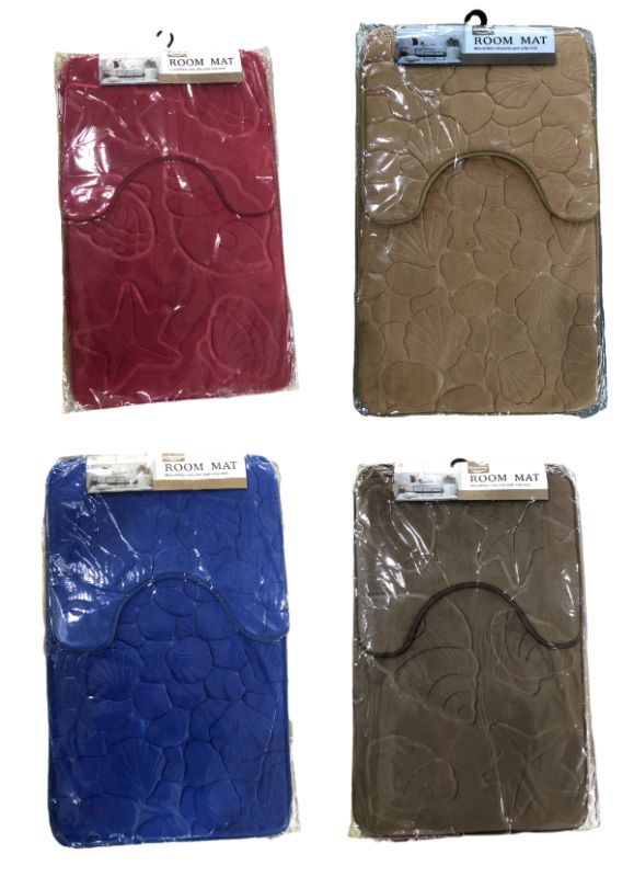 BATH MAT PK2 - Assroted (78cm)