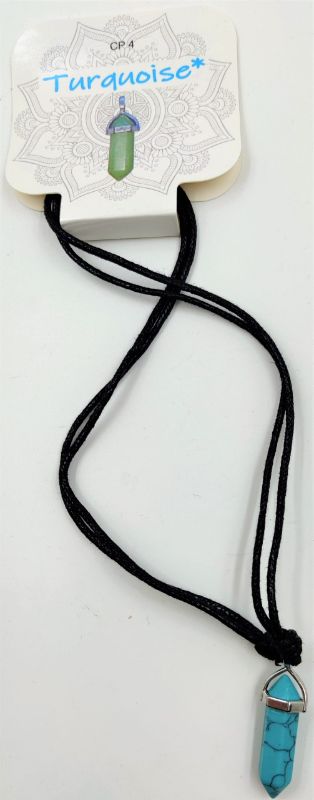 Point Pendant - Turquoise (Set of 6)