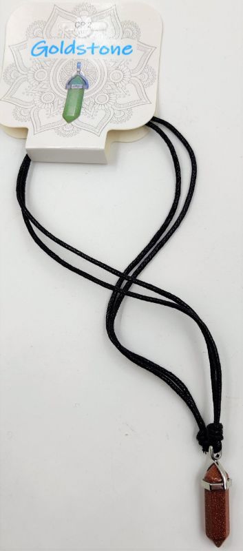 Point Pendant - Goldstone (Set of 6)