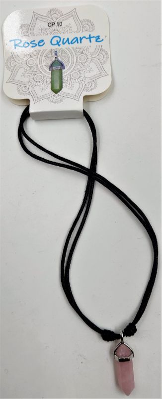 Point Pendant - Rose Quartz (Set of 6)