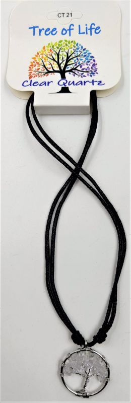 Pendant - Tree of Life Clear Quartz (Set of 6)