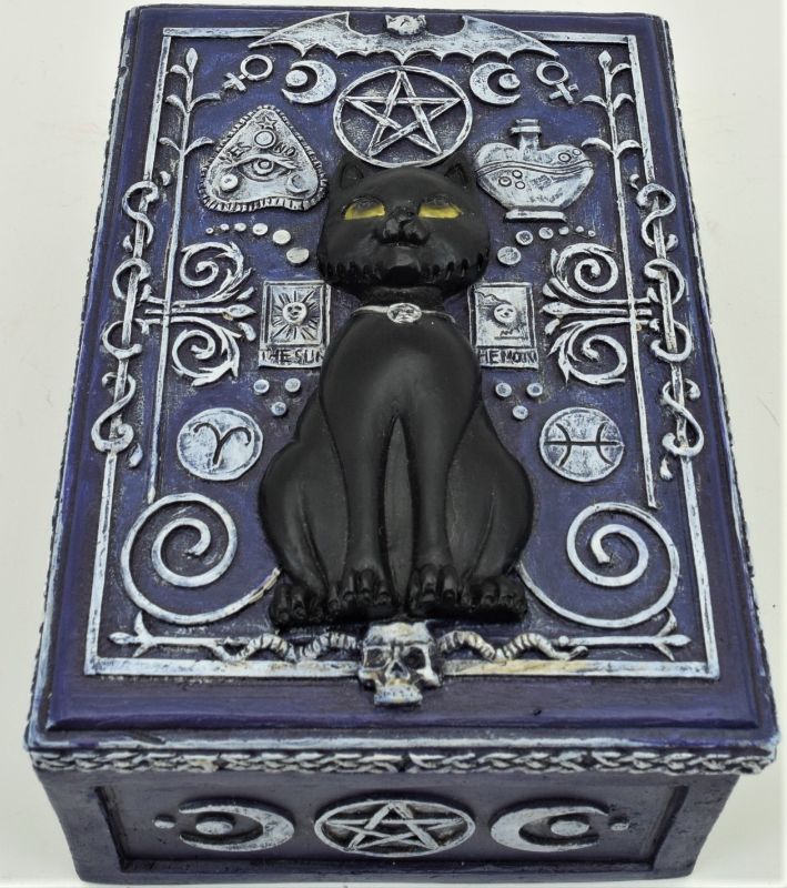 Tarot Box - Small Black Cat (14cm)