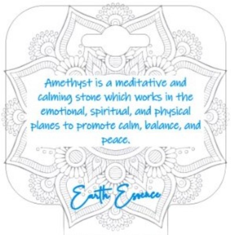 Point Pendant - Amethyst (Set of 6)