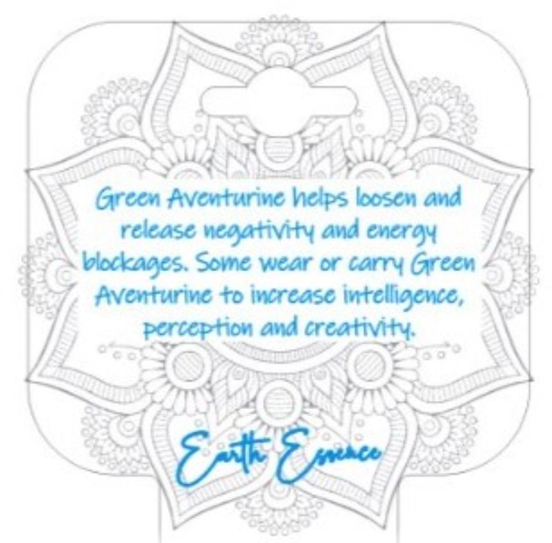 Point Pendant - Aventurine (Set of 6)