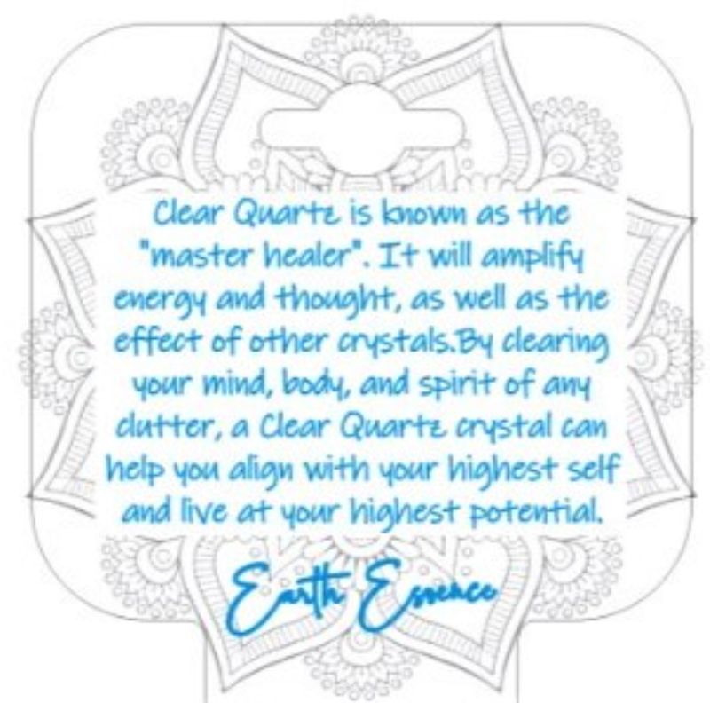 Point Pendant - Clear Quartz (Set of 6)