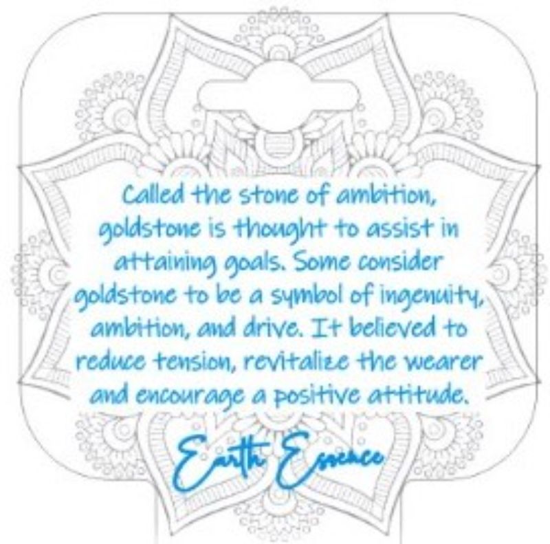 Point Pendant - Goldstone (Set of 6)