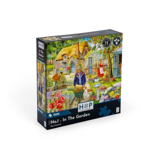 No.1 - In The Garden - 1000 Piece Puzzle - House of Puzzles