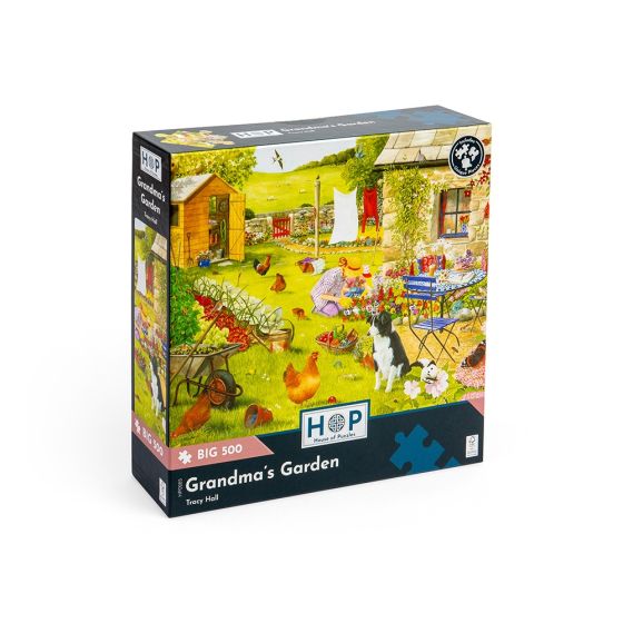Grandma's Garden - Big 500 Piece Puzzle - House of Puzzles