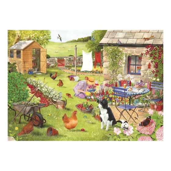 Grandma's Garden - Big 500 Piece Puzzle - House of Puzzles