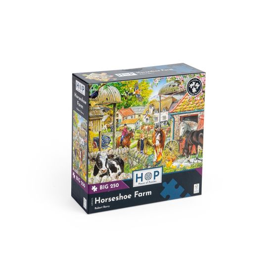 Horseshoe Farm - Big 250 Piece Puzzle - House of Puzzles