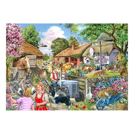 At The Farm Gate - Big 500 Piece Puzzle - House of Puzzles