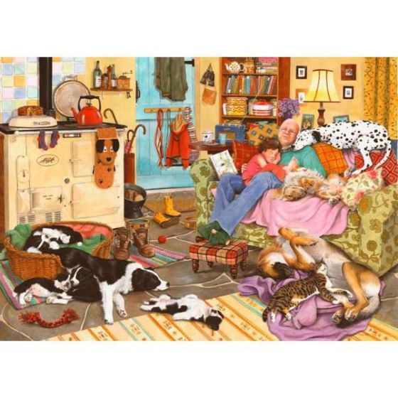 Dog Tired - 1000 Piece Puzzle - House of Puzzles
