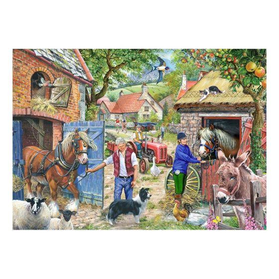 Appletree Lane - Big 500 Piece Puzzle - House of Puzzles