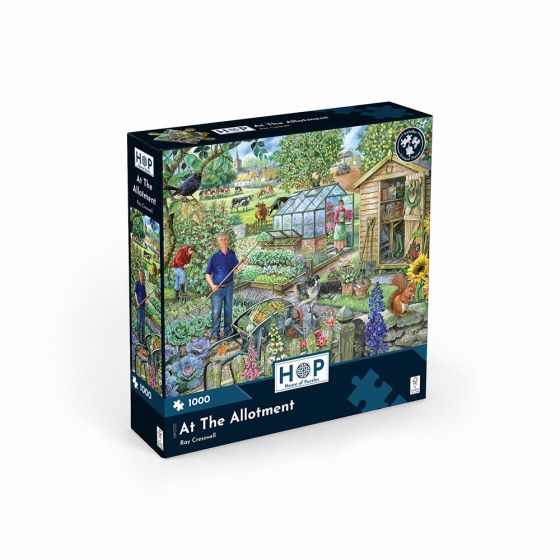 At The Allotment - 1000 Piece Puzzle - House of Puzzles