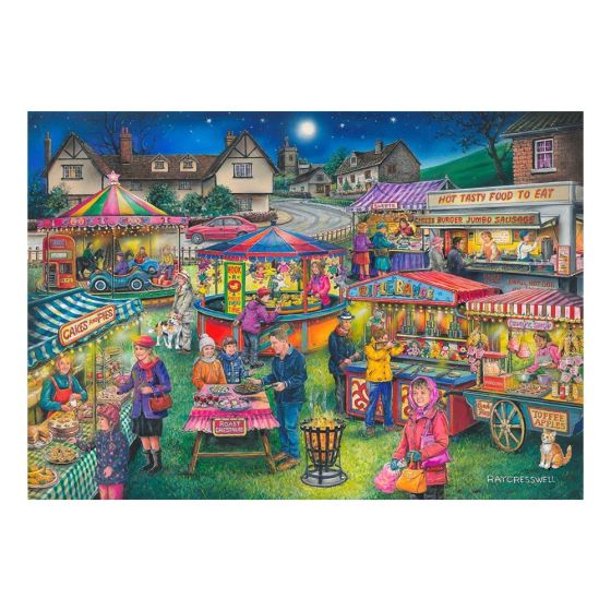 Village Fayre - Big 500 Piece Puzzle - House of Puzzles