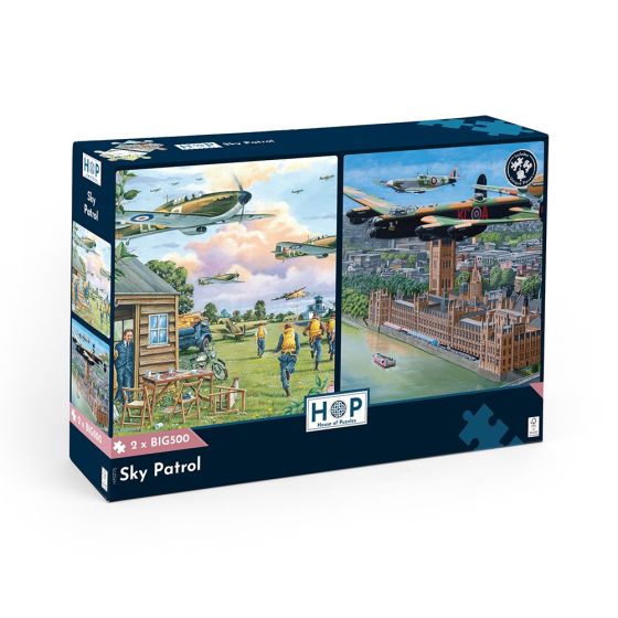 Sky Patrol - 2 X Big 500 Piece Puzzle - House of Puzzles