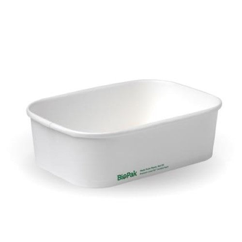 Container Bioboard Takeaway White 650ml - 50PC