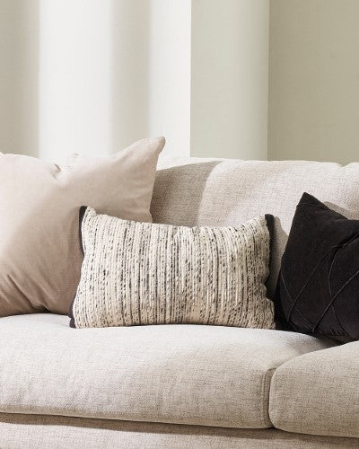 Cushion Cover - Odessa Black (35 x 50cm) - OLLO