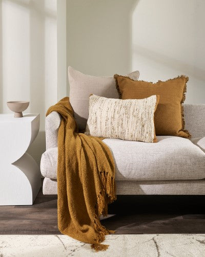 Cushion Cover - Odessa Toffee (35 x 50cm) - OLLO