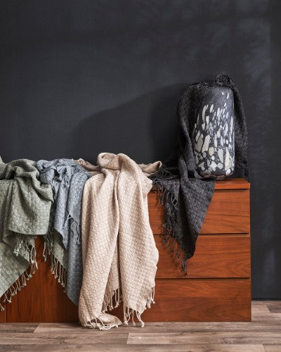 Throw - Capri Cloud Blue (125 x 150cm) - OLLO