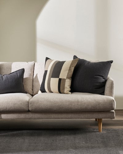 Cushion Cover - Miley Black (50 x 50cm) - OLLO