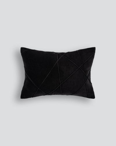 Cushion Cover - Alba Black (35 x 50cm) - OLLO