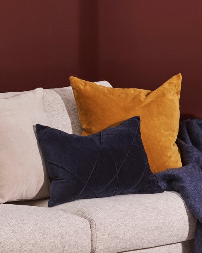 Cushion Cover - Alba Navy (35 x 50cm) - OLLO