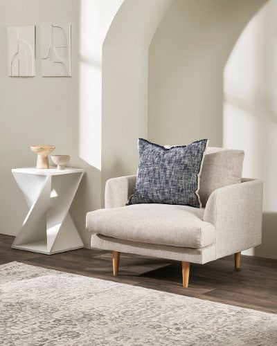 Cushion Cover - Arezzo Navy (50 x 50cm) - OLLO