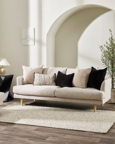 Cushion Cover - Oralie Ecru (50 x 50cm) - OLLO