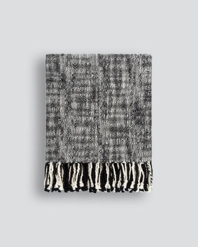 Throw - Varese Black (125 x 150cm) - OLLO