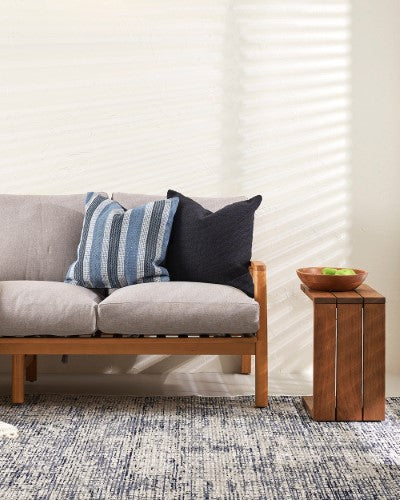 Cushion Cover - Southwold Navy (50 x 50cm) - OLLO