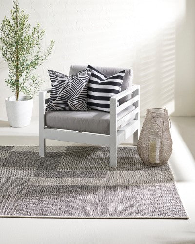 Cushion Cover - Contours Black (50 x 50cm) - OLLO