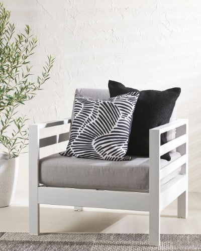 Cushion Cover - Contours Black (50 x 50cm) - OLLO