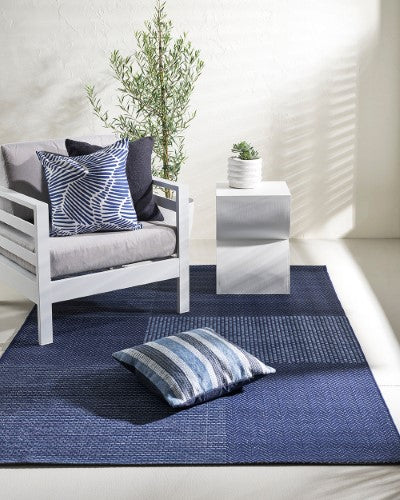 Cushion Cover - Contours Navy (50 x 50cm) - OLLO