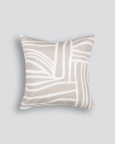 Cushion Cover - Maze Ecru (50 x 50cm) - OLLO