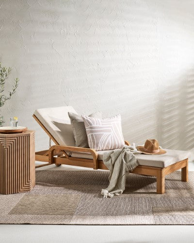 Cushion Cover - Maze Ecru (50 x 50cm) - OLLO