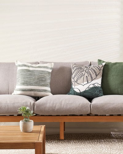 Cushion Cover - Liana Olive (50 x 50cm) - OLLO