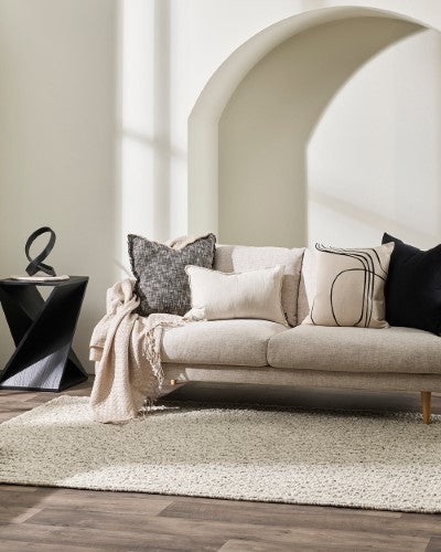 Floor Rug - Miranda Ivory (160 x 230cm) - OLLO