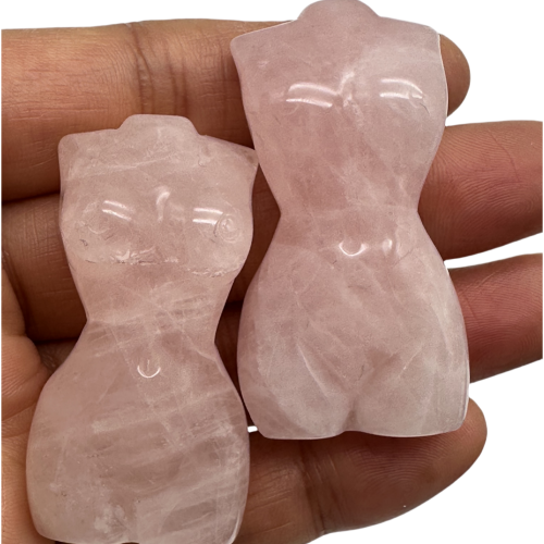 Ornament - Rose Quartz Female Bust (4.8CM)