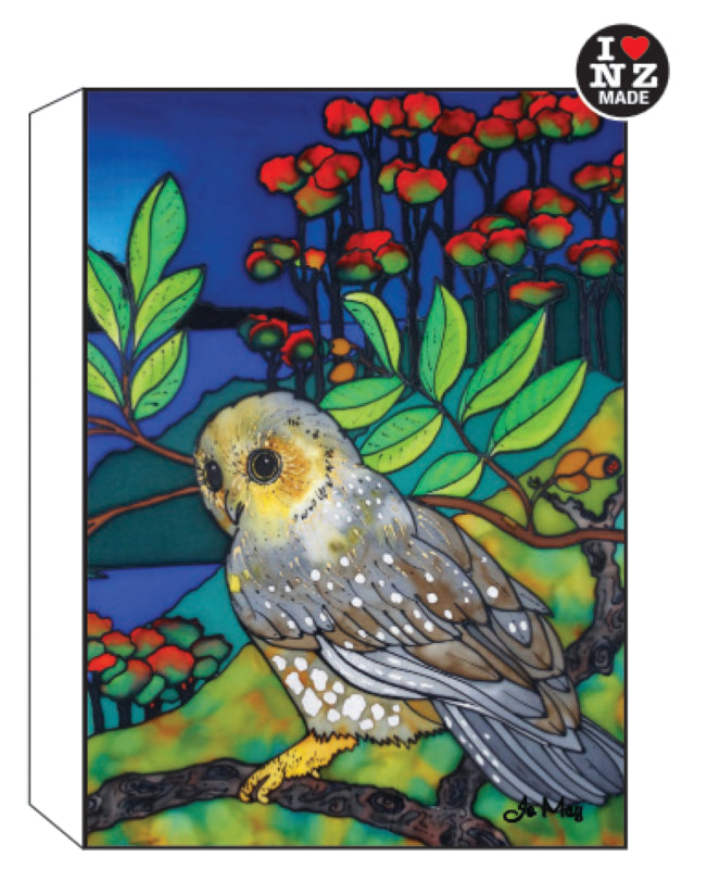 Jo May Rectangle 10 x 14 cm White Art Block - Morepork