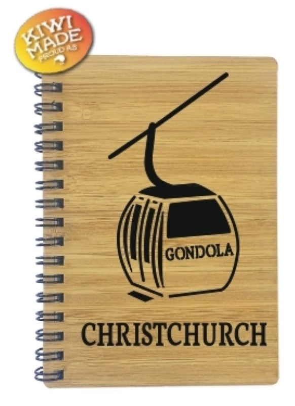 Bamboo Notebook Laser Cut with Gondola Christchurch