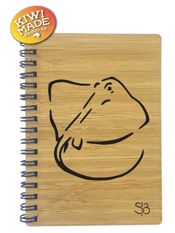 Sophie Blokker Bamboo Notebook Laser Cut - Stingray