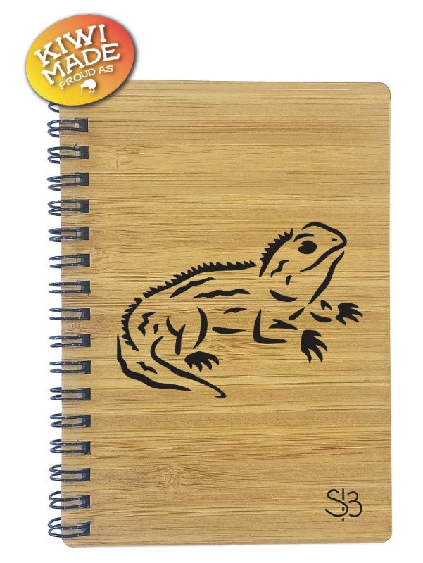 Sophie Blokker Bamboo Notebook Laser Cut - Tuatara
