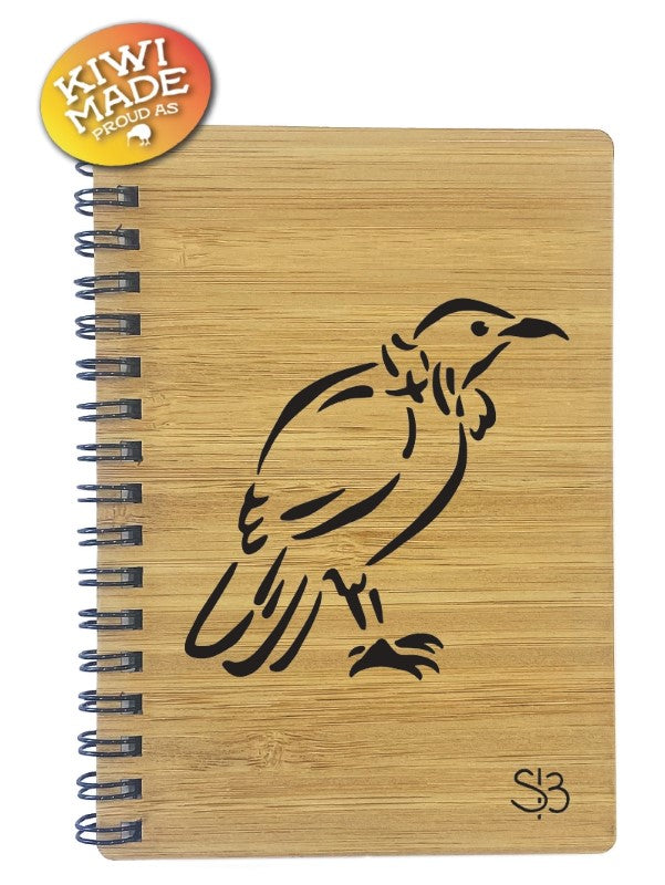 Sophie Blokker Bamboo Notebook Laser Cut - Tui