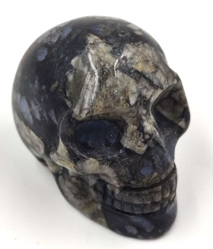 Figurine - Gemstone Skull  Rhyolite Large (4cm)