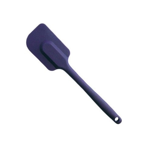 Mastrad Medium Purple Spatula, heat-resistant silicone, ergonomic handle, ideal for flipping and mixing in style.