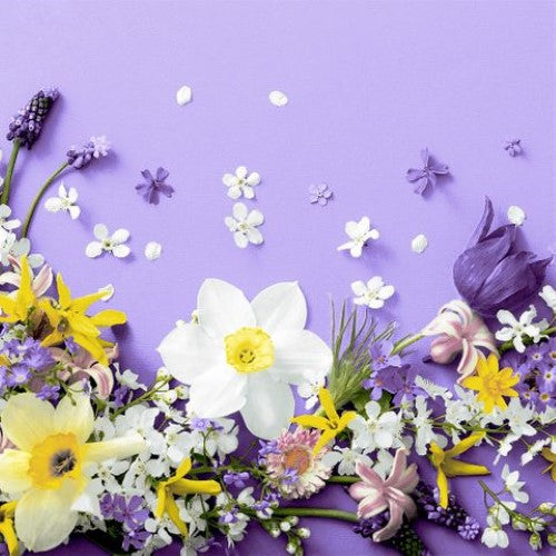 Luncheon Napkin - Soft Spring Lilacs