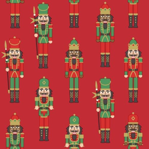 Luncheon Napkin - Nutcracker Red